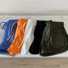 AELEGANTMIS VINATGE Wysokiej talii spodnie spodenki spodenki damskie miękkie luźne jogging koreańskie eleganckie dno krótkie spodnie 5 kolorów 210607