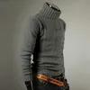 Cofekate Mens Clothes Fashion Winter Knitted Pullover Jacquard Autumn Clothing Jumper Woolen Sweater Men Y0907