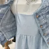Korte mouw dunne plaid tweed jas vrouwen crop top zomer Koreaanse stijl vintage O-hals wollen jas dames uitloper 210514