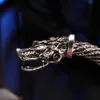 Oude Goud Zilver Mode Punk Dragon Manchet Armband Voor Vrouwen Mannen Bangles Charms Armbanden Mannen Pulseira Sieraden Geschenken