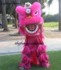 Età 25 Nuovo stile 12 pollici Lion Dance Costume della mascotte Formato del capretto Cartoon Pura lana Puntelli Sub Play Divertente Parata Outfit Dress Sport Chin5406082