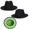 Largo Brim Fedora Chapéu Para As Mulheres Homens Sentidos Chapéus Homens Hat Senhoras Fedoras Mulher Homem Jazz Panamá Cap Feminino Macho Caps Primavera Outono Inverno Moda Acessórios Atacado