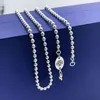 silver bead necklace