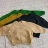 MILANCEL Herbst Kinder Kleidung Solide Pullover für Brüder und Schwestern Koreanische Kinder Outwear Mädchen Pullover 211201