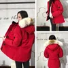 High Quality woman Couture Hood Warm Winter Down Coat Classic Parker Casual Fashion Windproof style Winter Outerwear outdoor parka