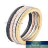 Anéis de faixa de casamento Set para homens / mulheres clássico jóias Quatro cores de aço inoxidável 4 pcs anel set party acessórios anillos mujer preço de fábrica especialista design