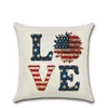 American Independence Day Pillow Case Digital Printing Cushion Cover Car Throw Pillow Coves Home Decoration 8 Colors Optional BT1126