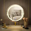 Specchi Grande specchio da bagno moderno da tavolo per trucco cosmetico con lampada Camera da letto Minimalista Espejos Bagno 50BM