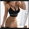 Exotic roupas bandage mulheres verão colheita tops frente cross womens babydoll brassier bustier top feminino lace bras i9x9i mrjqy