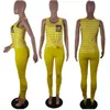 HAOYUAN Artı Boyutu Kadınlar Için İki Parçalı Set Yaz Kıyafetleri Eşofman Leopar Çizgili Üst Bodycon Pantolon Ter Suits Eşleştirme Setleri Y0625