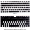 Para Huawei MateBook 14/D14/D15/X 2021/X Pro 13,9/Honor MagicBook 14/15/Pro 16,1 funda para teclado de ordenador portátil funda protectora negra
