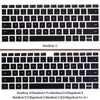 Para MateBook Huawei 14 / D14 / D15 / x 2021 / x Pro 13.9 / Honra MagicBook 14/15 / Pro 16.1 Teclado de laptobo Teclado Capa de Protetores Pretos Capas de Pele