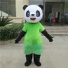 Vuxen storlek grön panda maskot kostymer halloween fancy party klänning tecknad karaktär karneval xmas påsk reklam födelsedagsfest kostym dräkt