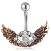 YYJFF D0736 Wing Belly Navel Stud Mix kleuren