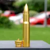 Wholesale Fashion Gold Bullet shape Metal Aluminum tabacco pipes Smoking pipe free type