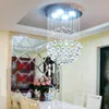 Nouveau moderne LED K9 boule lustres en cristal pendentif en cristal lustre lumières lustre clair boule plafonnier Light7380159