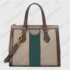 Beige Canvas Ophidia Mini Tote Handvat Schoudertas Leer Italië Merk Groen Rood Web Streep Designer Dames Luxe Handtas Cross Body Portemonnee Portemonnee Reistassen Flap