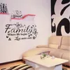 Wall Stickers , Fashionable English Alphabet Family Theme Living Room Background Sticker, Can Be Removed Without Leaving Marks