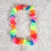 50pcs Hawaii Party Flower Garland Farmhouse Décor Porte Couronne Hawai Decoracion Party Hawaiian Flowers 211104