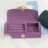 Ювелирные изделия сумки, пакеты Voltabox 2021 простой японский стиль путешествия портативный арочный малый коробка из бисера бархатные серьги