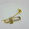 MARGEWATE merk gebogen bell trompet bb tune messing plated professioneel instrument met case mondstuk accessoires