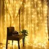 Strings Thrisdar 300led Window Curtain Fairy Lights Mariage de Noël LED LED STRANGE DE FORME EXTÉRIEUR GARLANDE