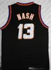 최고의 품질 오렌지 블루 스티브 # 13 Nash Jersey 빈티지 화이트 퍼플 블랙 찰스 # 34 Barkley Jersey Steve Nash Shirts Dream Team Barkley