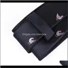 Cravatte Aessories Drop Delivery 2021 7Cm Moda Animali Modello Cravatte Corbatas Gravata Jacquard Slim Business Cravatta da sposa per uomo1 Jljd