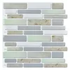 Art3D 30x30cm Peel en stick Mozaïek backsplash tegels 3D muurstickers zelfklevend waterdicht voor keuken badkamer slaapkamer wasruimtes, wallpapers (10 vel)