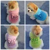 18 Colors Poodle Schnauzer Corgis Dog Apparel Sublimation Printed Girl Puppy Shirt Soft Breathable Pet T-Shirt Dogs Clothes Sweatshirt for small doggy princess A52