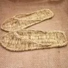 Pantoufles Jarycorn a utilisé des chaussures de paille avec des sandales unisexes rigoureuses