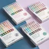 Surligneurs Morandi Retro Hand Set Couleur Multi-Color Compte Presse Type Gel Pen Papeterie