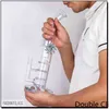 Melek Gözler Cam Bong Nargile Mor Petek Perc Su Bongs Borular 13.7 "Birlikte