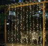 2021 3 x 3 m LED glaçon LED rideau fée chaîne lumière fée lumière 300 LED lumière de Noël pour mariage maison jardin fête décor