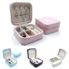 Badkamer Opslag Organisatie Vrouwen Reizen Sieraden Box Case PU Lederen Rits Dozen Organizer Voor Oorbellen Ringen2763248