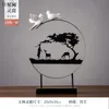 Salon de porcelaine Ameublement Moderne Fer Chinois Céramique Artisanat Décoration de bureau 210414
