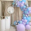 décoration de mariage ballon violet