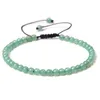 4mm stenpärlor armband för kvinnor naturliga agater onyx lapis lazuli vävda armband justerbara smycken