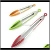 Tools Aessories Outdoor Eating Patio, Lawn Home & Garden Drop Delivery 2021 3Pcs/Set Sile Food Kitchen Cooking Bar Utensils Tongs Bbq Buffet