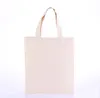 new DIY Advertising Sublimation Canvas Bag Eco-friendly blank shopping handbag Women's cotton bags heat transfer printing EWF7632