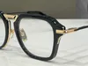 Nuovi occhiali ottici da uomo di moda 413 k Struttura quadrata in plastica oro Vintage Simple Sleak Transparent Eyewear di alta qualità LIBER LIBERE Delicati retrò di occhiali retrò