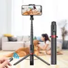 Monopods Selfie Stick Bluetooth-compatible Foldable Telescopic Tripod Aluminum Alloy Selfie Remote Mini Phone Holder