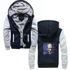 Genshin Impact Albedo Hoodie Men Hooded Winter Thickening Keep Warm Sweatshirt Anime Streetwear Harajuku Y0901