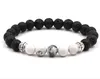 Neue Yoga Lava Rock Armbänder Türkis Verwitterung Achat Vergoldet Armreifen Für Frauen Männer Geschenk