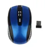 2.4GHz USB Optical Wireless Mouse Mice Ergonomic Receiver Smart Sleep Energy-Saving for Computer Mini Portable Tablet PC Laptop Desktop With White Box Package