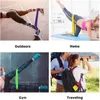 Banda HipYoga Resistance Band Workout Exercise for Legs Thig Glute Butt Squat Bands Non-slip Design wk598