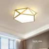 LED -taklampor Geometriska sovrumslampor vardagsrum kreativa nordiska lampor moderna minimalistiska barns matsal