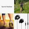 3.5mm Wired Gaming Headset On-Ear Sports Headphones Ear-hook Music Earphones for Smartphones Tablet Laptop Desktop PC