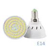 2021 żarówka LED 5W 7W 9W SMD2835 48 60 80LEDS E27 B22 E14 MR16 GU10 LAMP 110V 220V ciepła biała lampa LED reflight