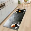 Wood Grain Door Kitchen Mat Carpet Non-slip Home Floor Rugs Welcome s for Front Living Room